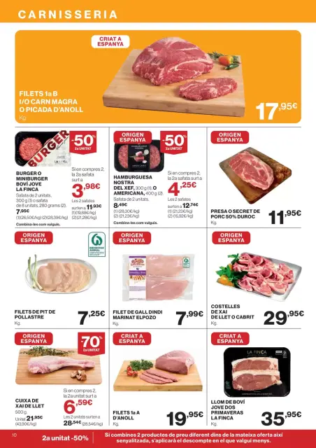 Ofertas de Hipercor España de 25 marzo a 8 abril 2026 -70% 2a Unitat En Milers De Productes - Página 10