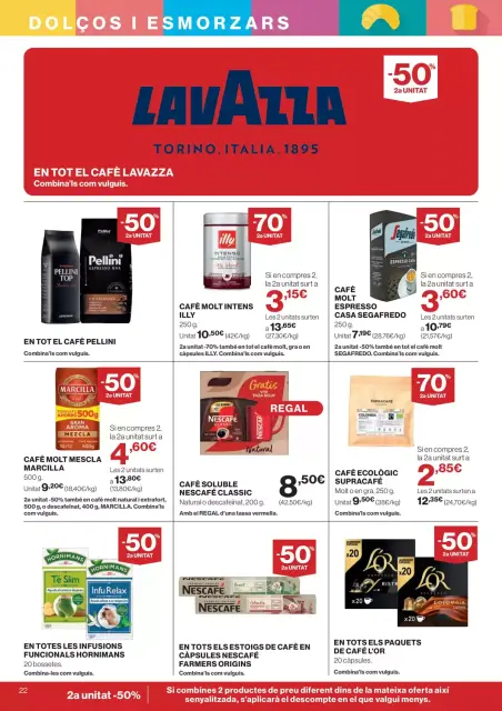 Ofertas de Hipercor España de 25 marzo a 8 abril 2026 -70% 2a Unitat En Milers De Productes - Página 22