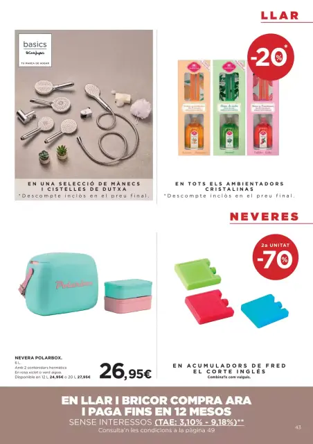 Ofertas de Hipercor España de 25 marzo a 8 abril 2026 -70% 2a Unitat En Milers De Productes - Página 43
