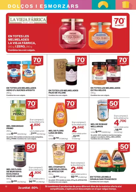 Ofertas de Hipercor España de 25 marzo a 8 abril 2026 -70% 2a Unitat En Milers De Productes - Página 18