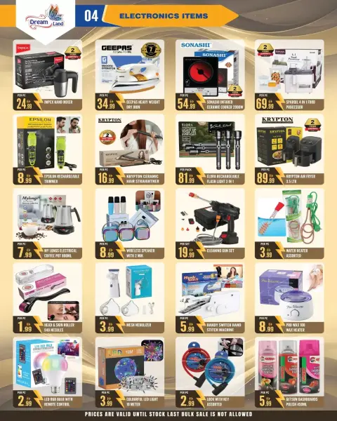 Dream Land supermarket offers in Abu Shagara from 27 March to 2 April 2026 Mega Price Drop - Page 4