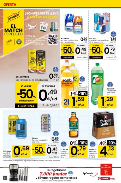 Ofertas de Eroski España de 26 marzo a 15 abril 2026 Ofertas de Erosky Center - Página 34