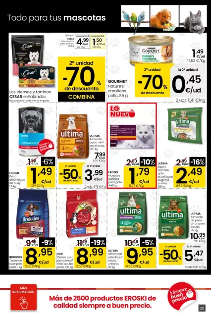Ofertas de Eroski España de 26 marzo a 15 abril 2026 Ofertas de Erosky Center - Página 39