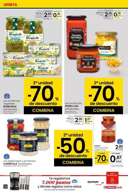Ofertas de Eroski España de 26 marzo a 15 abril 2026 Ofertas de Erosky Center - Página 28