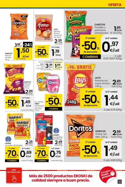 Ofertas de Eroski España de 26 marzo a 15 abril 2026 Ofertas de Erosky Center - Página 31