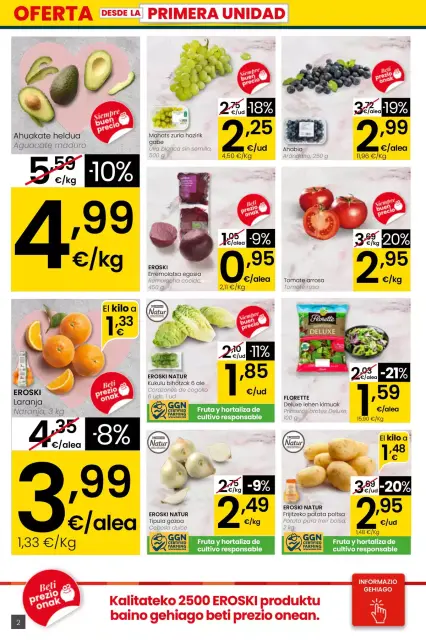 Ofertas de Eroski supermercado España de 26 marzo a 15 abril 2026 ¿Quieres ahorrar conmigo? - Página 2