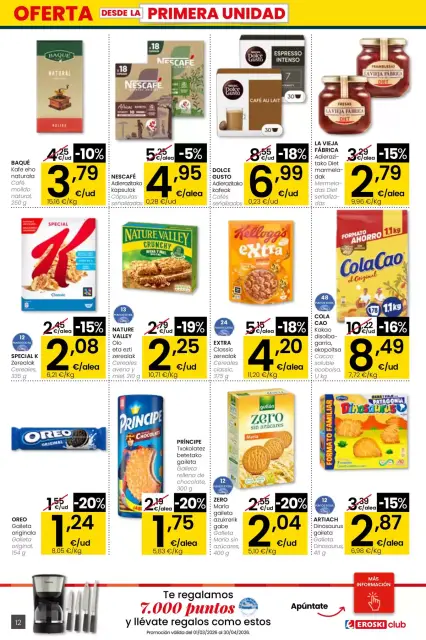 Ofertas de Eroski supermercado España de 26 marzo a 15 abril 2026 ¿Quieres ahorrar conmigo? - Página 12