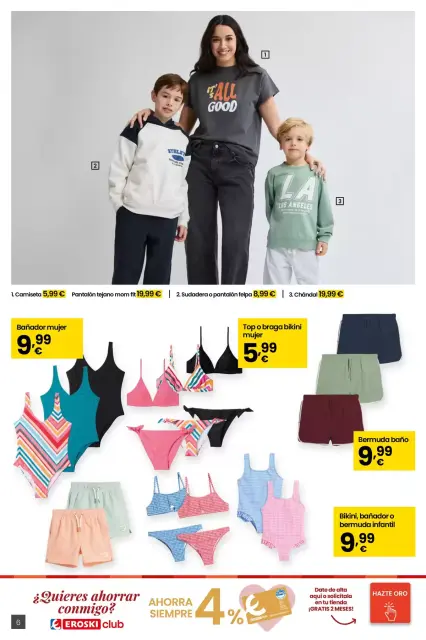 Ofertas de Eroski Hipermercados España de 26 marzo a 29 abril 2026 Moda Primavera - Página 6