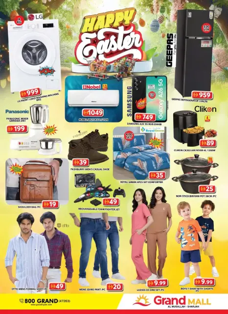 Grand Hypermarket offers in Sharjah from 2 to 5 April 2026 Easter offers - Page 28