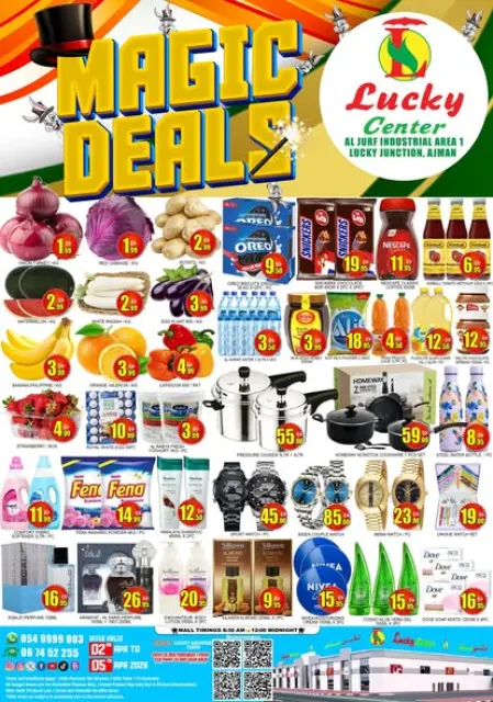 Ofertas de Centro de Lucky Emiratos Árabes Unidos de 2 a 5 abril 2026 Ofertas mágicas de mayo - Página 1