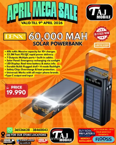 Offres Mobiles Taj Bahrein de 3 à 9 avril 2026 Méga vente - Page 4