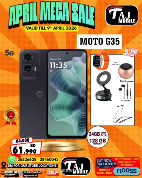 Offres Mobiles Taj Bahrein de 3 à 9 avril 2026 Méga vente - Page 34