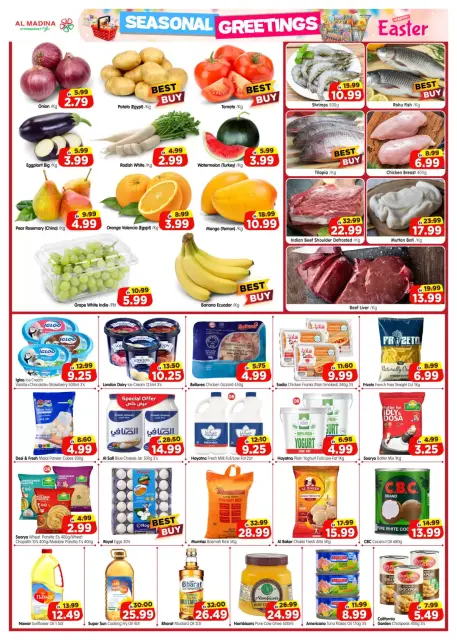Ofertas de Hipermercado Al Madina Emiratos Árabes Unidos Aldea de trabajadores de 2 a 5 abril 2026 Ofertas de saludos de temporada - Página 2