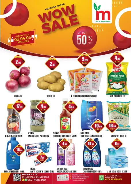 Ofertas de ALIF Al Madina Emiratos Árabes Unidos de 3 a 5 abril 2026 Ofertas Wow - Página 1