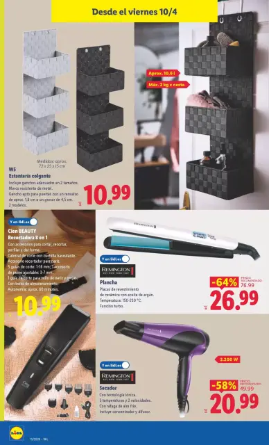 Ofertas de Lidl España de 6 a 12 abril 2026 Ofertas de bazar - Página 14