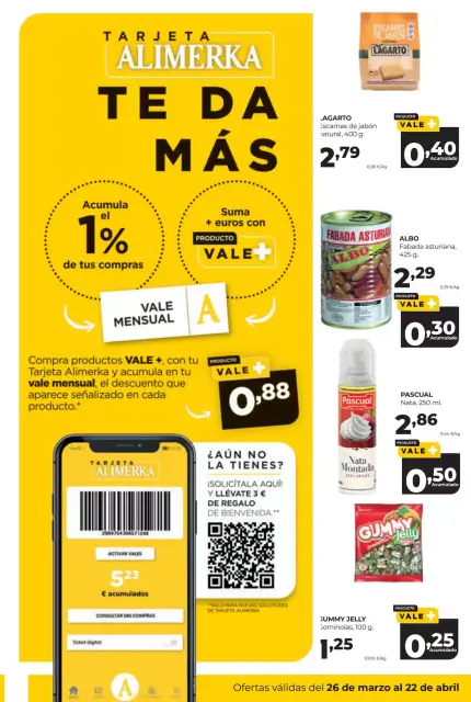 Ofertas de ‎Alimerka Supermercados‎ España de 26 marzo a 22 abril 2026 Catálogo de ofertas mensuales - Página 28