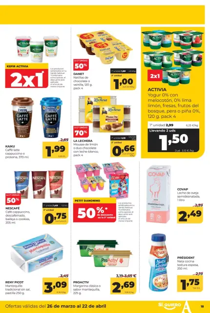 Ofertas de ‎Alimerka Supermercados‎ España de 26 marzo a 22 abril 2026 Catálogo de ofertas mensuales - Página 15