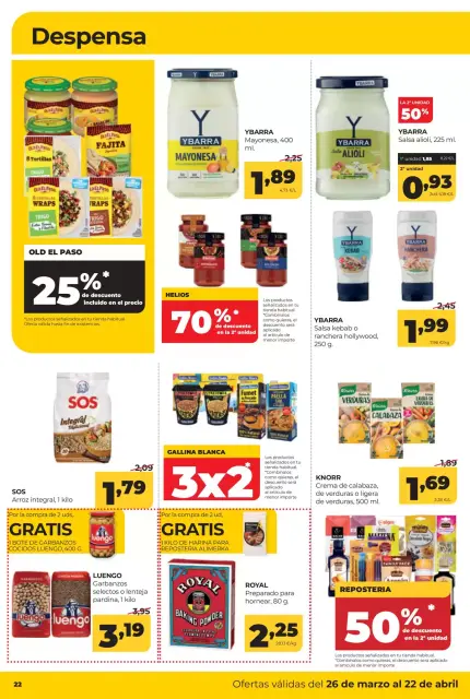 Ofertas de ‎Alimerka Supermercados‎ España de 26 marzo a 22 abril 2026 Catálogo de ofertas mensuales - Página 22
