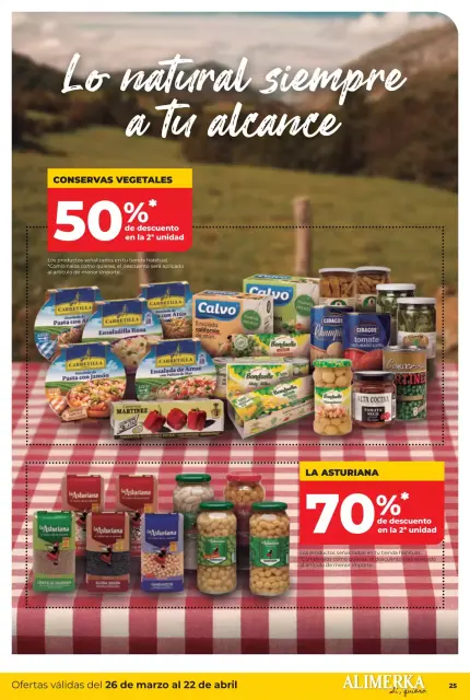 Ofertas de ‎Alimerka Supermercados‎ España de 26 marzo a 22 abril 2026 Catálogo de ofertas mensuales - Página 25