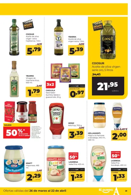 Ofertas de ‎Alimerka Supermercados‎ España de 26 marzo a 22 abril 2026 Catálogo de ofertas mensuales - Página 21
