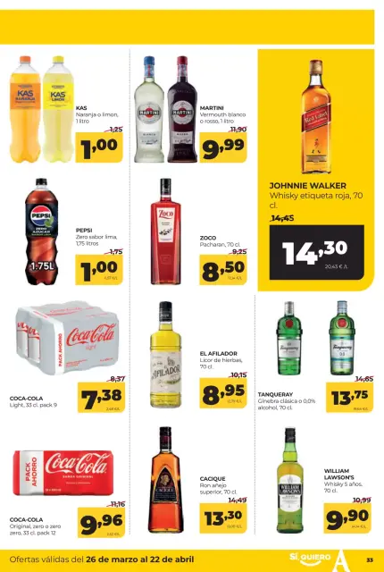 Ofertas de ‎Alimerka Supermercados‎ España de 26 marzo a 22 abril 2026 Catálogo de ofertas mensuales - Página 33