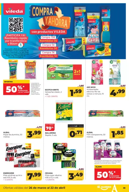 Ofertas de ‎Alimerka Supermercados‎ España de 26 marzo a 22 abril 2026 Catálogo de ofertas mensuales - Página 41