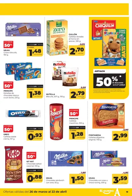 Ofertas de ‎Alimerka Supermercados‎ España de 26 marzo a 22 abril 2026 Catálogo de ofertas mensuales - Página 19