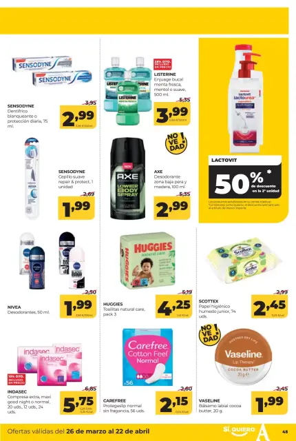 Ofertas de ‎Alimerka Supermercados‎ España de 26 marzo a 22 abril 2026 Catálogo de ofertas mensuales - Página 47