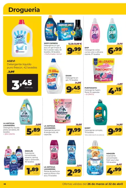 Ofertas de ‎Alimerka Supermercados‎ España de 26 marzo a 22 abril 2026 Catálogo de ofertas mensuales - Página 38