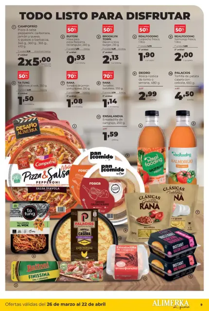 Ofertas de ‎Alimerka Supermercados‎ España de 26 marzo a 22 abril 2026 Catálogo de ofertas mensuales - Página 9