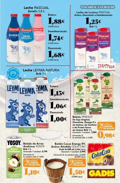 Ofertas de GADIS supermercado España de 1 a 8 abril 2026 Nuevos precios - Página 17