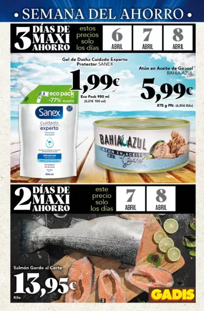 Ofertas de GADIS supermercado España de 1 a 8 abril 2026 Nuevos precios - Página 3