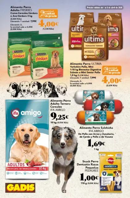 Ofertas de GADIS supermercado España de 1 a 8 abril 2026 Nuevos precios - Página 40