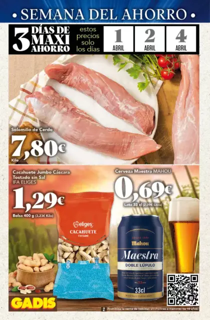 Ofertas de GADIS supermercado España de 1 a 8 abril 2026 Nuevos precios - Página 2