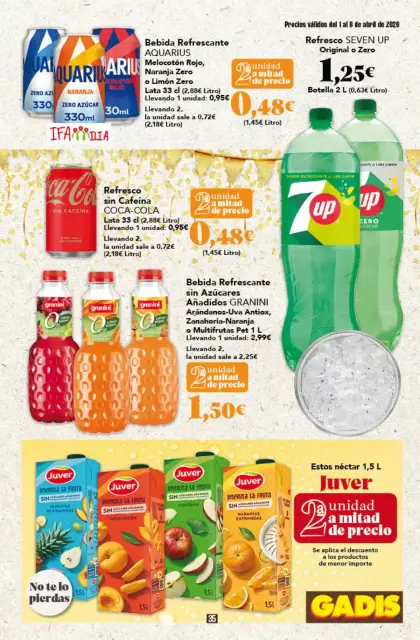Ofertas de GADIS supermercado España de 1 a 8 abril 2026 Nuevos precios - Página 35