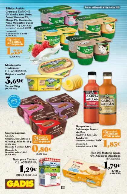 Ofertas de GADIS supermercado España de 1 a 8 abril 2026 Nuevos precios - Página 16
