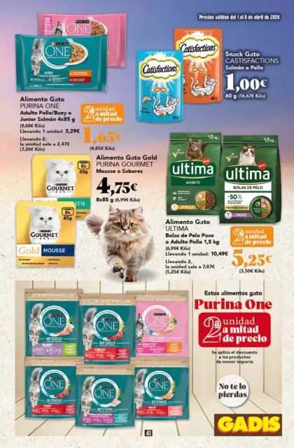 Ofertas de GADIS supermercado España de 1 a 8 abril 2026 Nuevos precios - Página 41