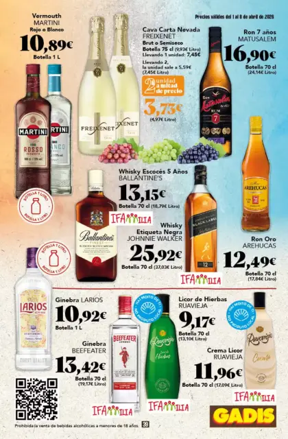 Ofertas de GADIS supermercado España de 1 a 8 abril 2026 Nuevos precios - Página 39