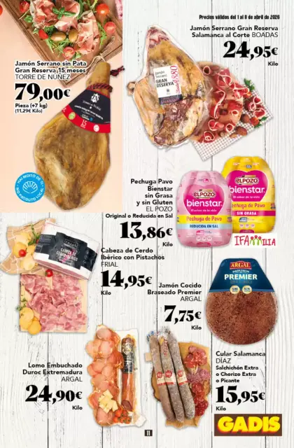 Ofertas de GADIS supermercado España de 1 a 8 abril 2026 Nuevos precios - Página 11
