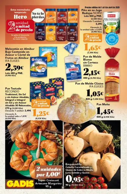 Ofertas de GADIS supermercado España de 1 a 8 abril 2026 Nuevos precios - Página 18