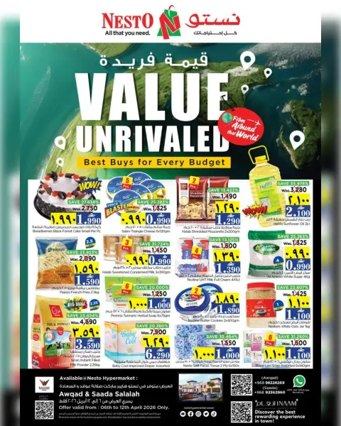 Ofertas de Nesto Oman Salalah de 6 a 12 abril 2026 Ofertas de valor únicas - Página 1