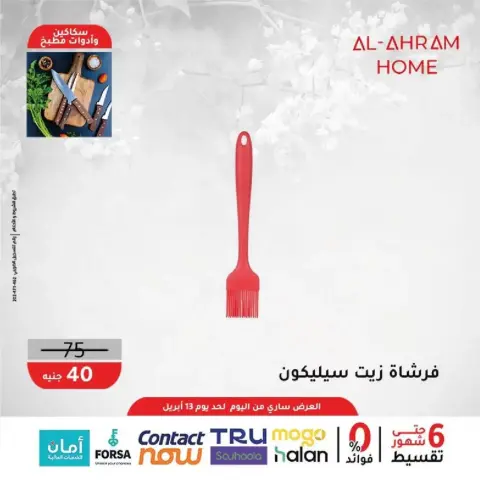 Al Ahram Cookware Egypt offers from 8 to 13 April 2026 Kitchen Accessories Offers - Page 28