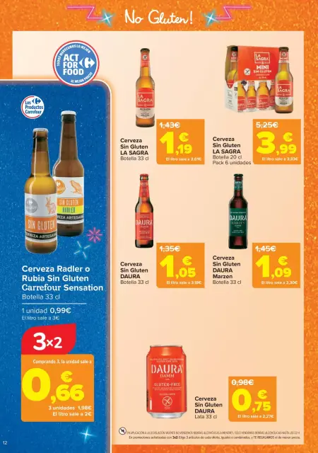 Ofertas de Carrefour España de 7 a 22 abril 2026 OFERTAS DE SIN GLUTEN - Página 12