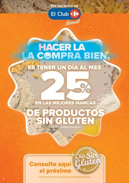 Ofertas de Carrefour España de 7 a 22 abril 2026 OFERTAS DE SIN GLUTEN - Página 2