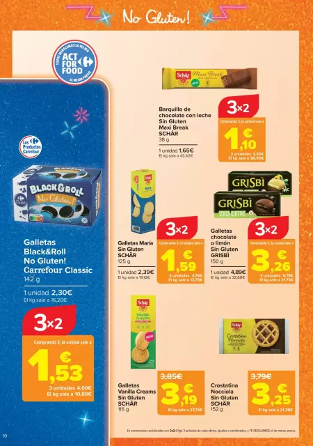 Ofertas de Carrefour España de 7 a 22 abril 2026 OFERTAS DE SIN GLUTEN - Página 10