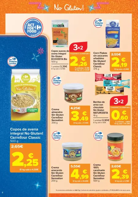 Ofertas de Carrefour España de 7 a 22 abril 2026 OFERTAS DE SIN GLUTEN - Página 8