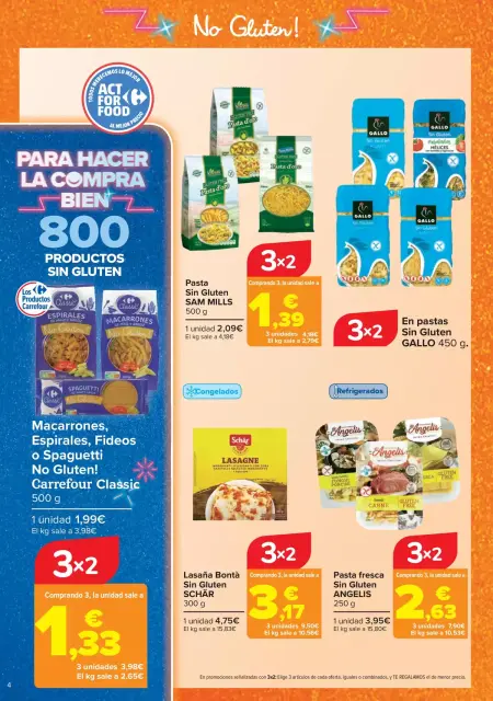 Ofertas de Carrefour España de 7 a 22 abril 2026 OFERTAS DE SIN GLUTEN - Página 4