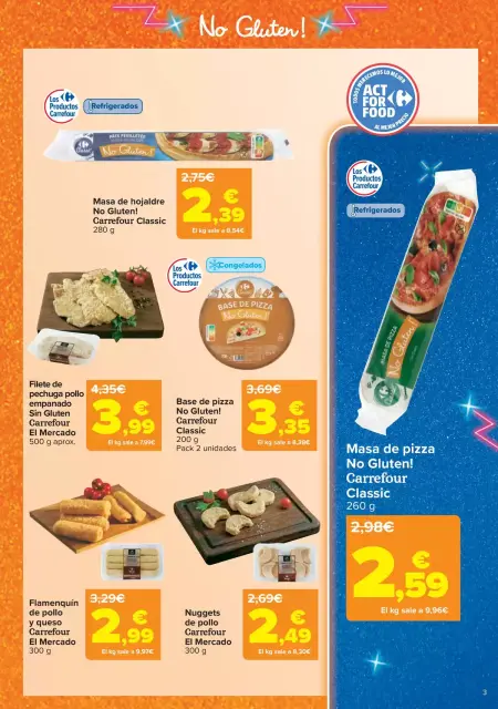 Ofertas de Carrefour España de 7 a 22 abril 2026 OFERTAS DE SIN GLUTEN - Página 3
