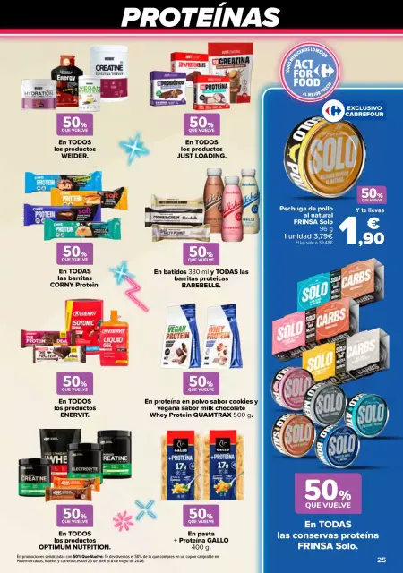 Ofertas de Carrefour España de 7 a 22 abril 2026 50% QUE VUELVE + 3x2 - Página 24
