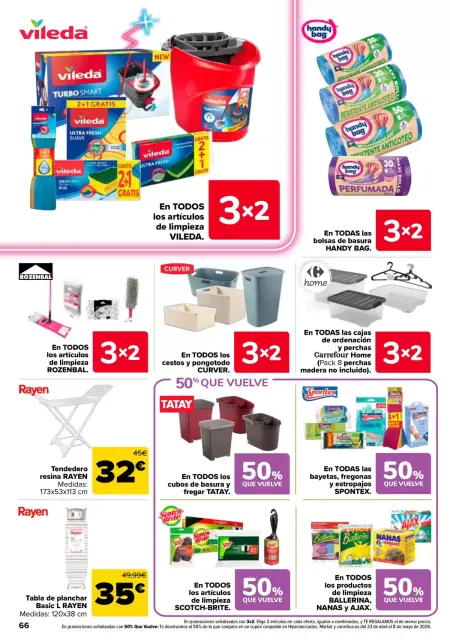 Ofertas de Carrefour España de 7 a 22 abril 2026 50% QUE VUELVE + 3x2 - Página 64
